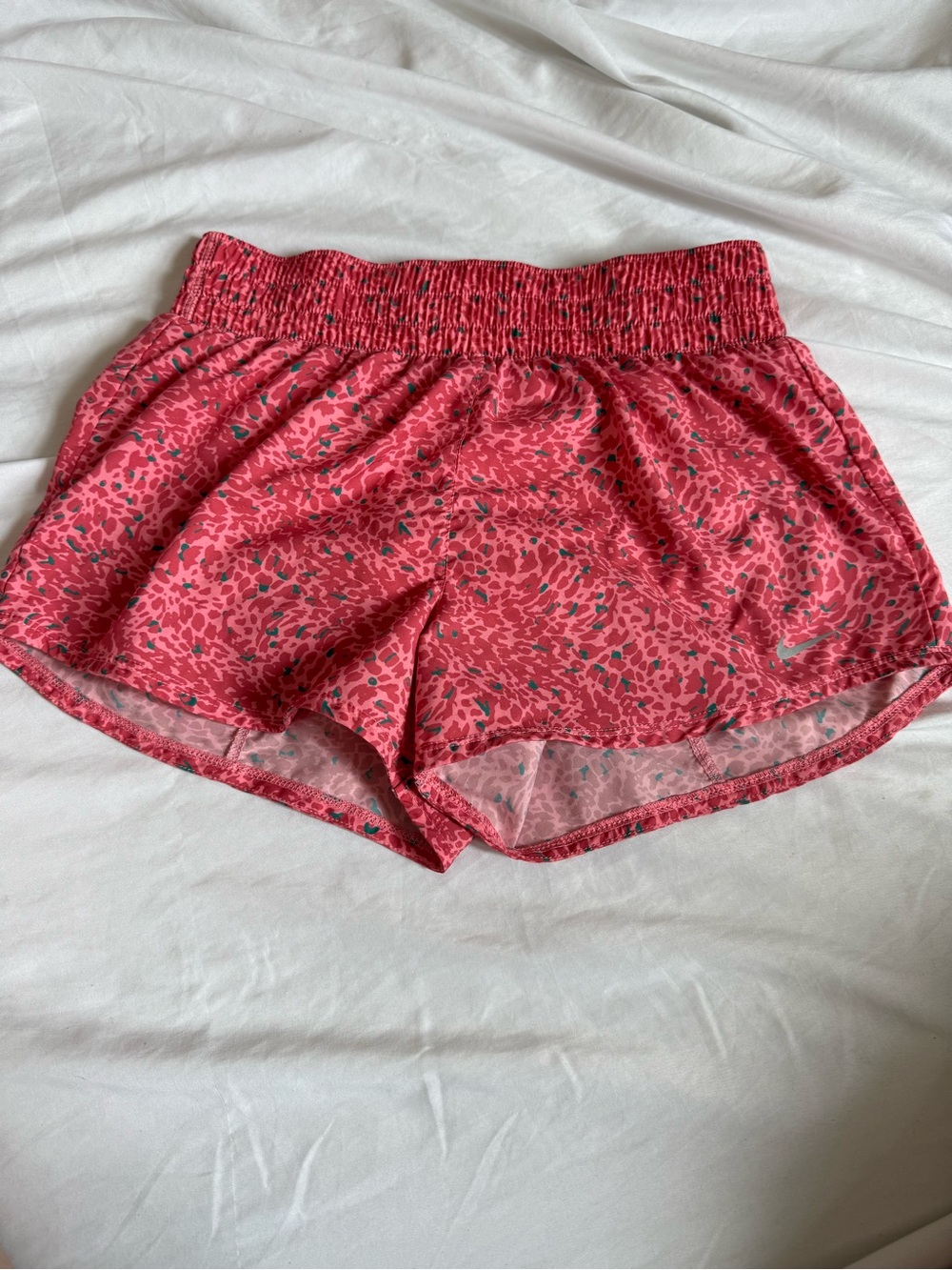 Women’s Nike Pink Printed Elastic Waist Shorts